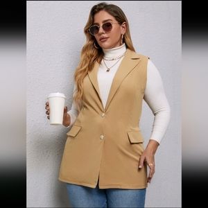 Single Breasted Blazer Vest